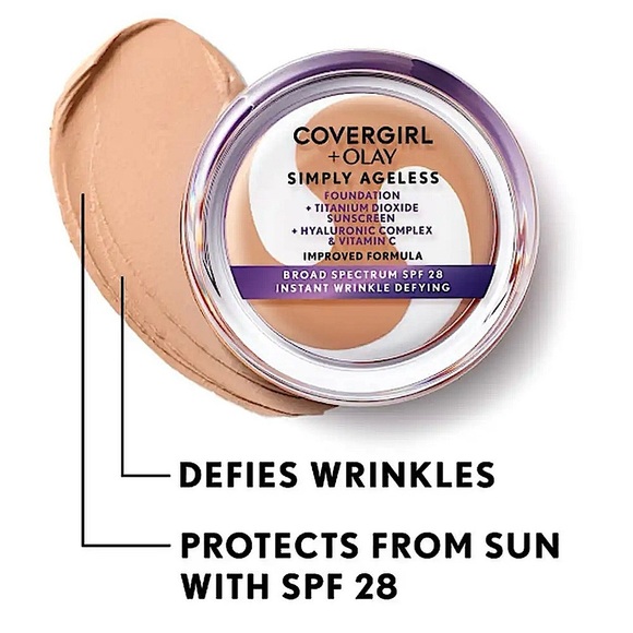 3/$10 CoverGirl + Olay 230 Classic Beige Simply Ageless Foundation - Picture 3 of 3
